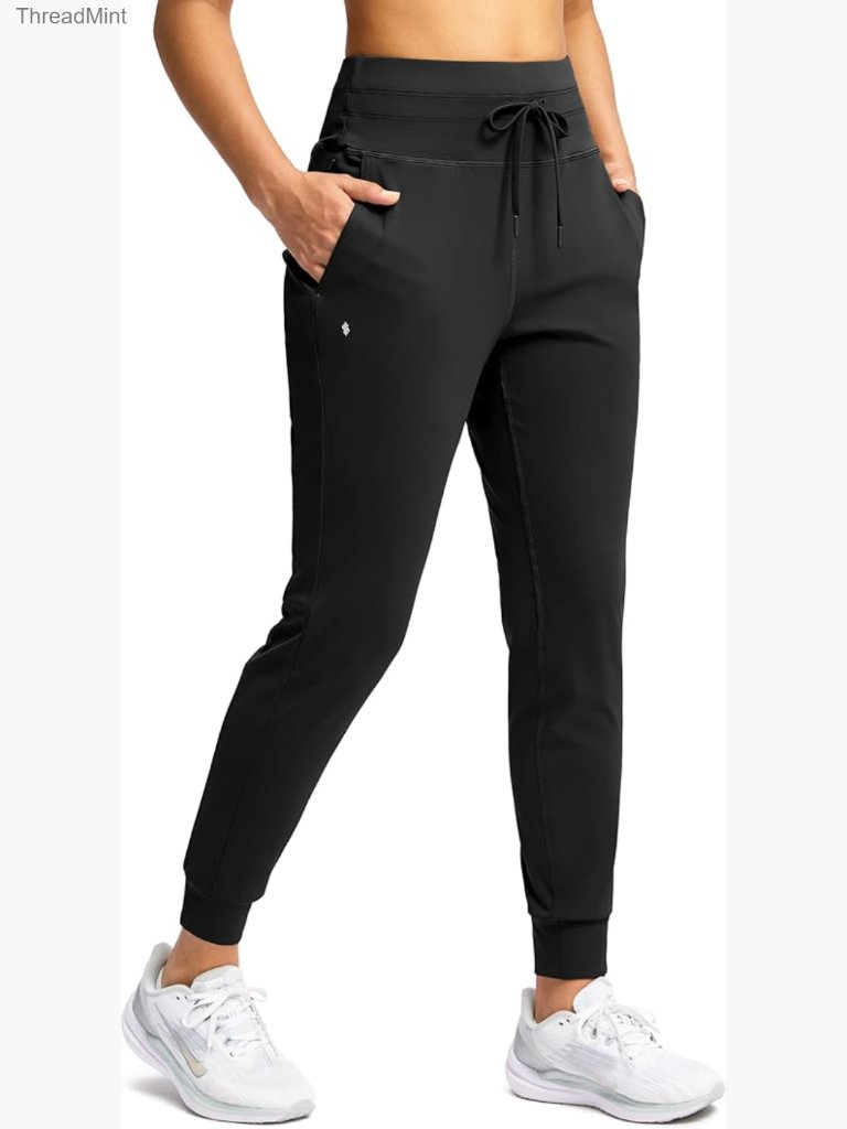 High Waisted Joggers With Pockets Athletic Sweatpants Yoga Pants